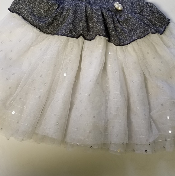 Dorissa Girl 6X Party Dress w/ Sequin Tulle E106 - Picture 3 of 6